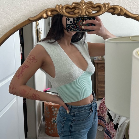 Free People Intimately Mint Top - Picture 2 of 2